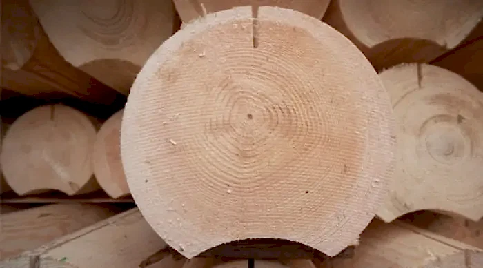 Сруб бани из бревна оцилиндрованного в Алматы