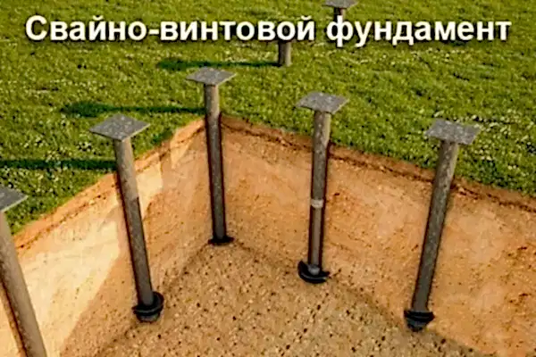 Строительство щитового дома в Алматы на свайно-винтовом фундаменте