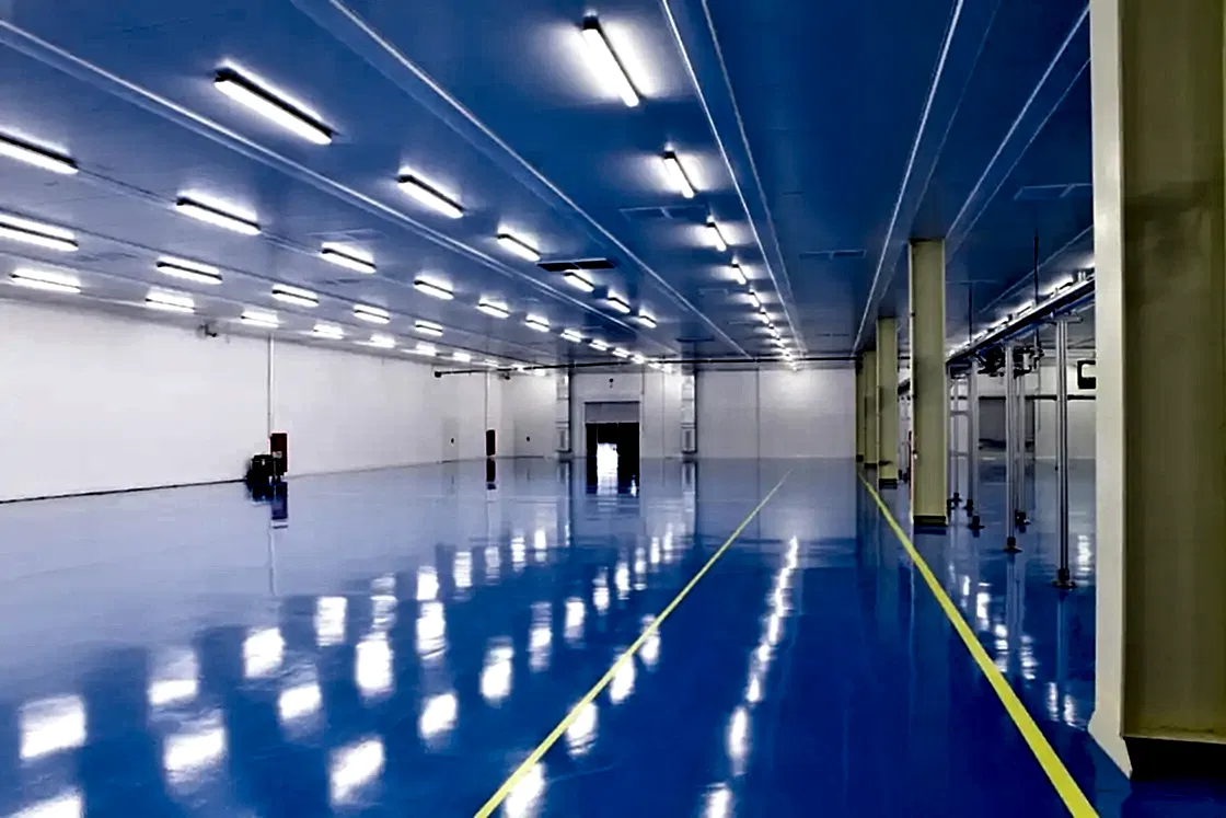 Наливной промышленный пол