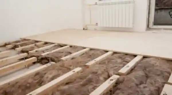 Выравнивание пола в Алматы фанерой по лагам